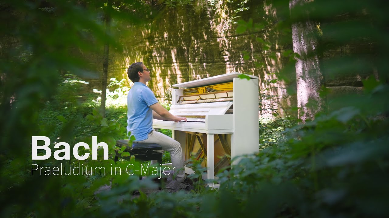 Bach C-Major Praeludium in the Forest – A Magical Piano Performance
