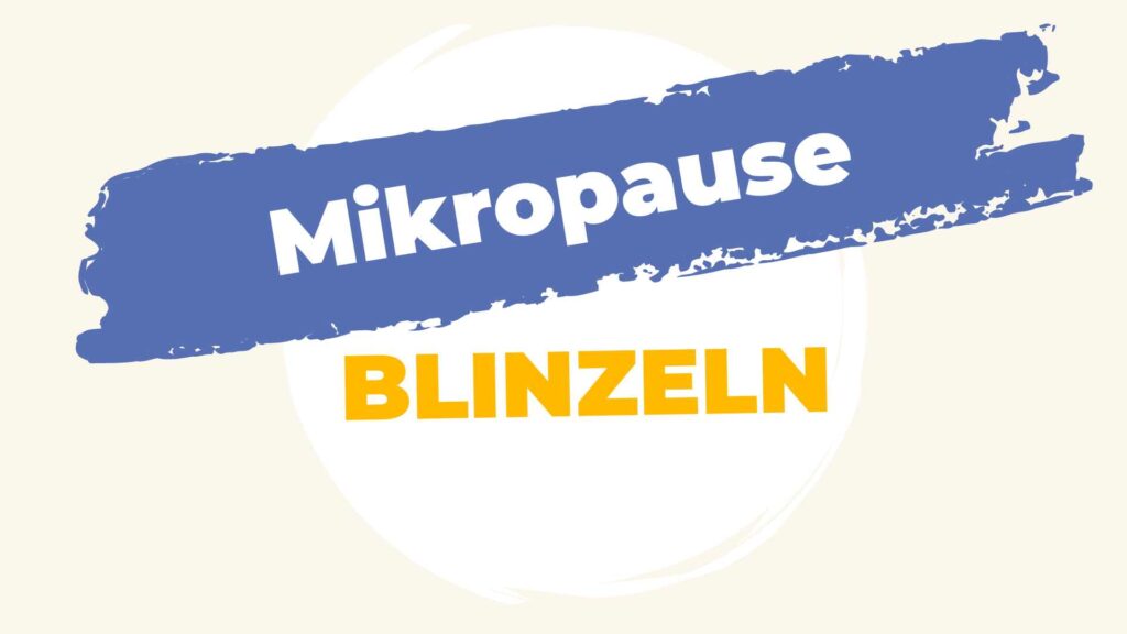 Mikropause: blinzeln