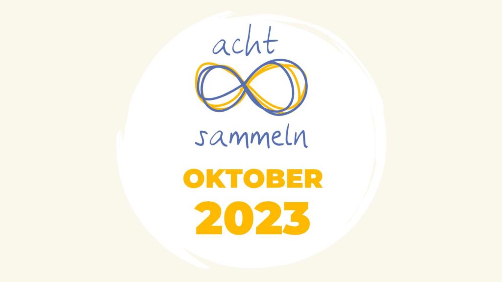 achtsammeln Oktober 2023, Grafik: Lemniskate