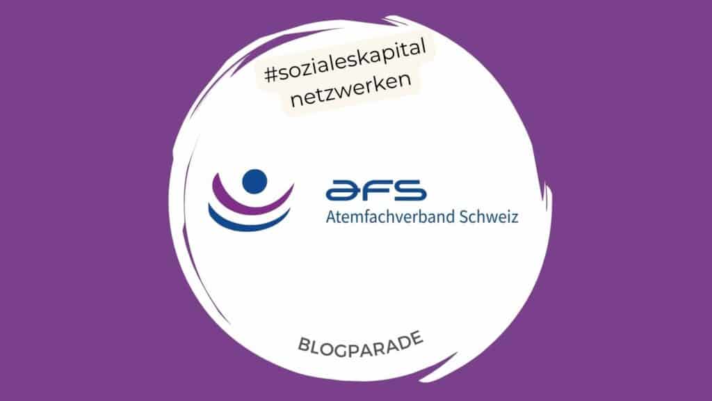 Logo des AFS Atemfachverband Schweiz #netzwerkensozialeskapital [Blogparade]