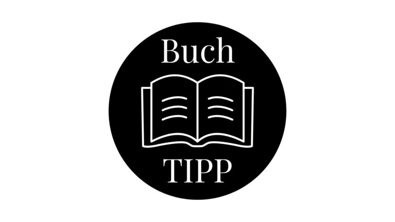 Vignette mit Buch, Text Buchtipp