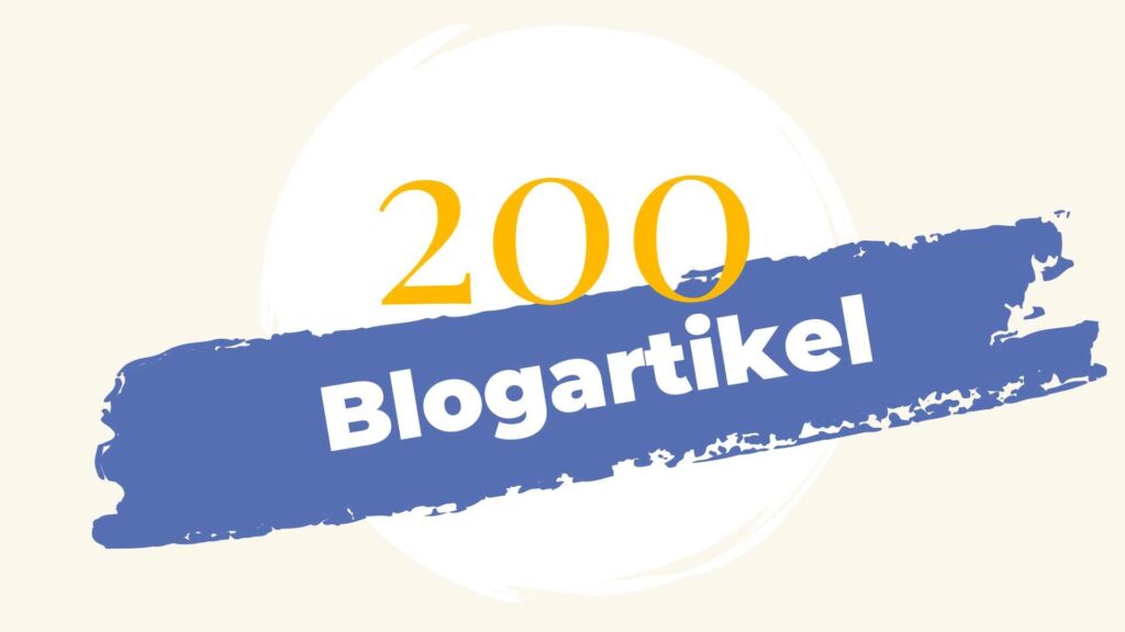 200 Blogartikel