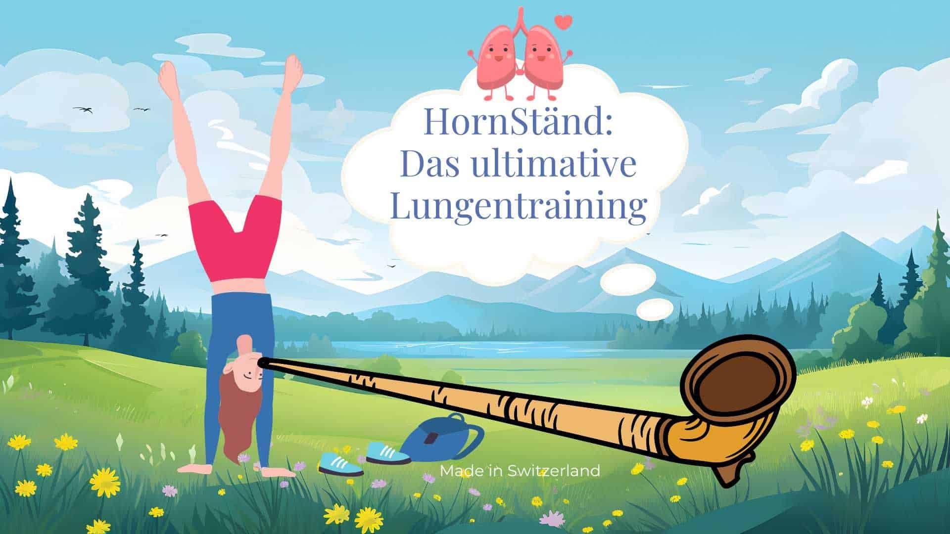 Der Alphorn-Handstand: Dein Weg zu innerem Frieden und starker Lunge