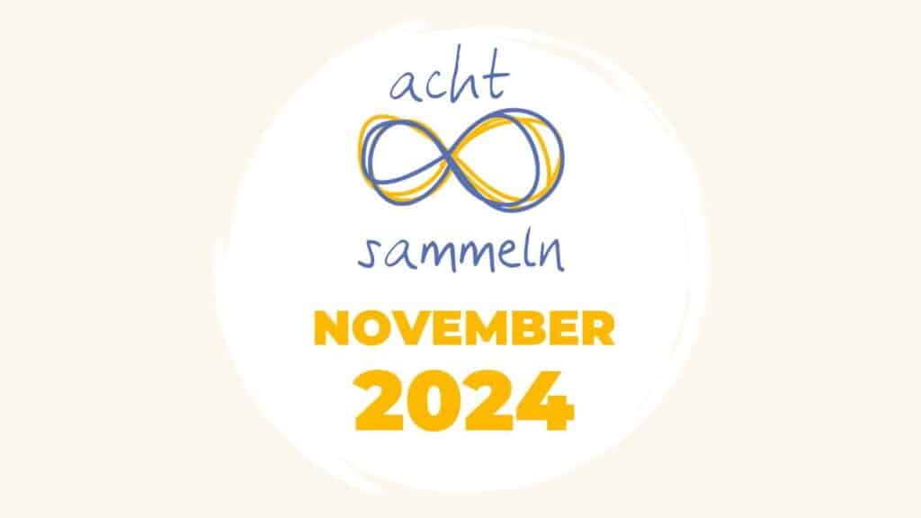 Titelgrafik 8sammeln November 2024