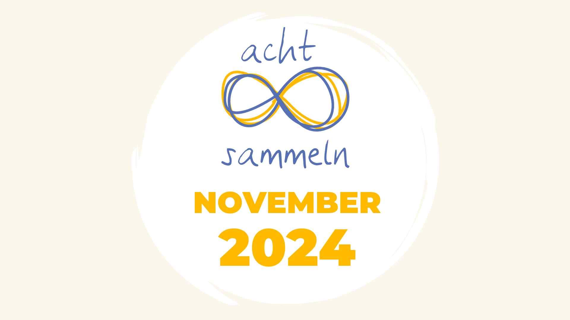 #8sammeln am 8. November 2024: Genüsslich an der eigenen Schale knabbern