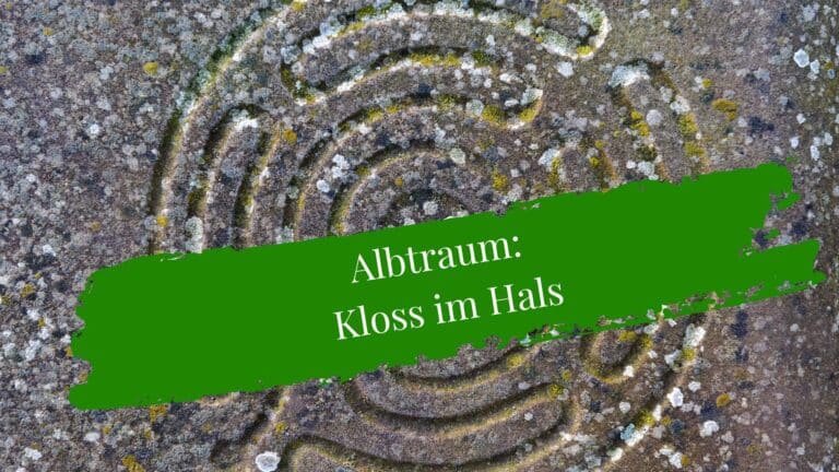 Albtraum Kloss im Hals: Steinlabyrinth