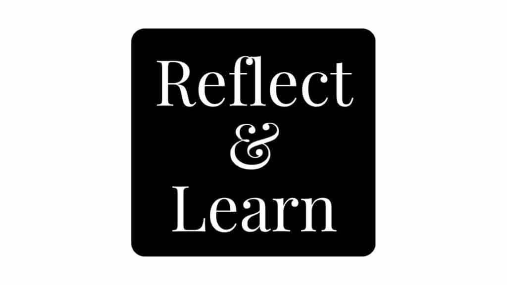 #ReflectAndLearn Beitragsbild