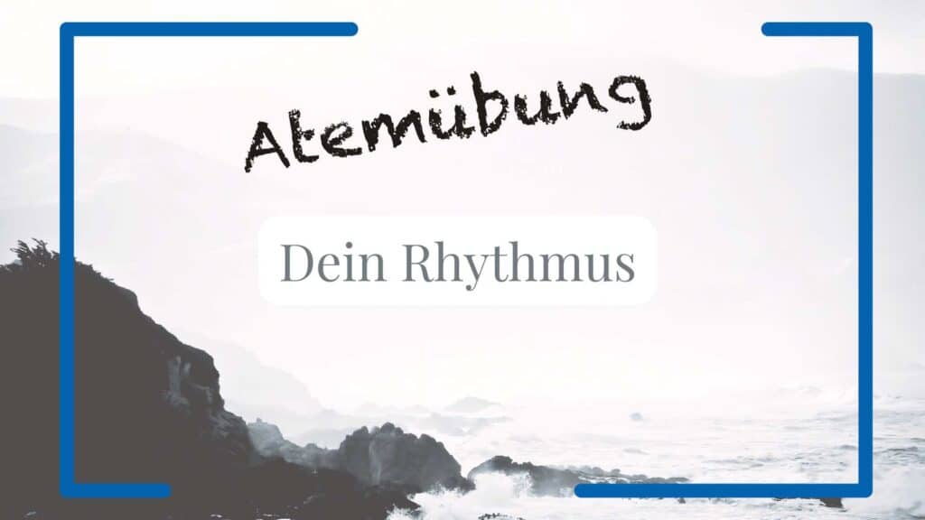 Rhythmus Atemübung: Foto von Küste mit wogenden Wellen