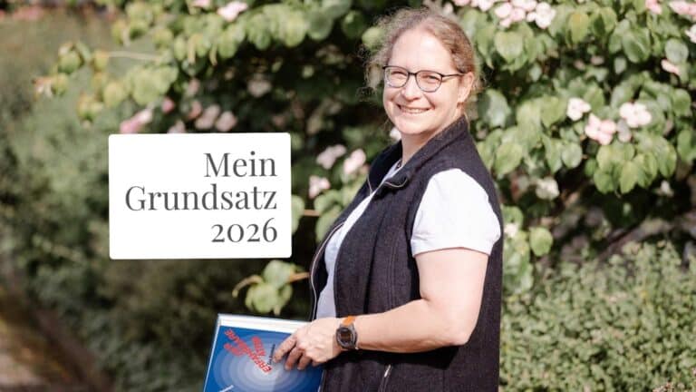 Porträt Susanne. Text Mein Grundsatz 2026