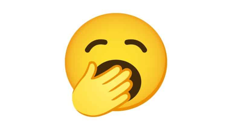 Gähn-Emoji